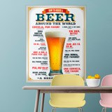 Wandtattoos: Beer around the world 3