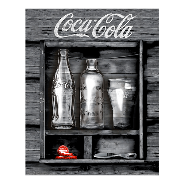 Wandtattoos: Coca Cola Flaschen