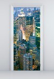 Wandtattoos: Wolkenkratzertür in New York 5