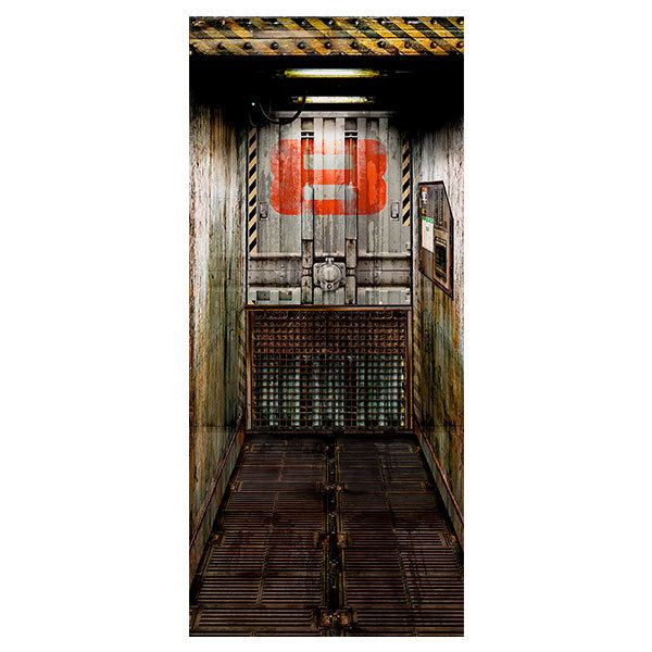 Wandtattoos: Tür Aufkleber Aufzug