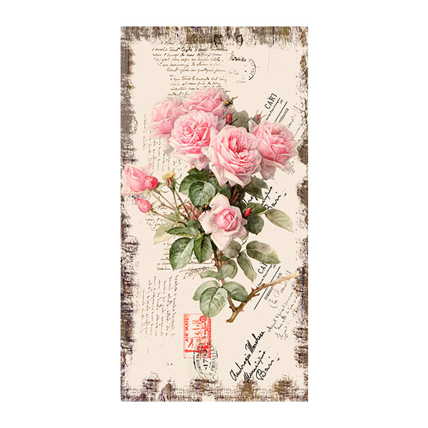 Wandtattoos: Blumenstrauß aus Rosen