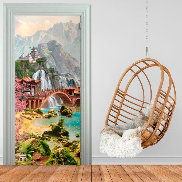 Wandtattoos: Japanische Brücke
