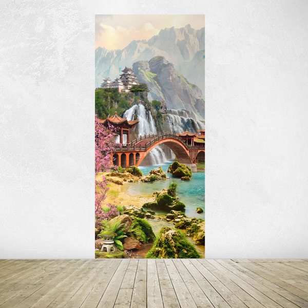 Wandtattoos: Japanische Brücke