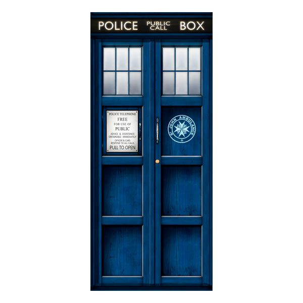 Wandtattoos: Tardis Doctor Who