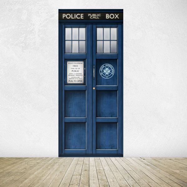 Wandtattoos: Tardis Doctor Who