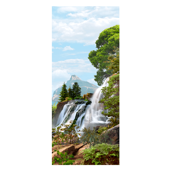 Wandtattoos: Wasserfall im Busch