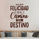 Wandtattoos: La felicidad es el camino 2