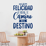 Wandtattoos: La felicidad es el camino 4