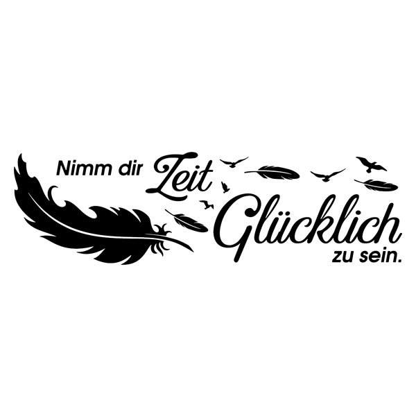 Wandtattoos: Nimm dir Zeit, um glücklich zu sein