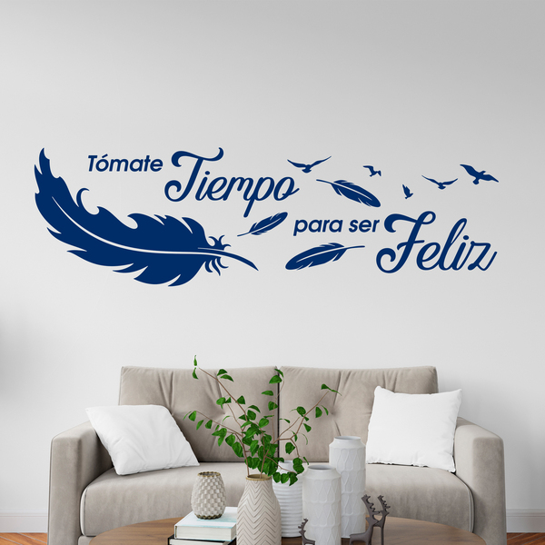 Wandtattoos: Tómate tiempo para ser feliz