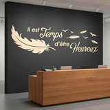 Wandtattoos: Il est temps d'&ecirc;tre Heureux 15