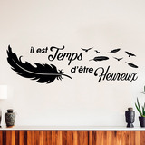 Wandtattoos: Il est temps d'être Heureux 3