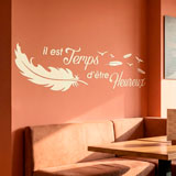 Wandtattoos: Il est temps d'&ecirc;tre Heureux 5