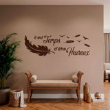 Wandtattoos: Il est temps d'&ecirc;tre Heureux 10