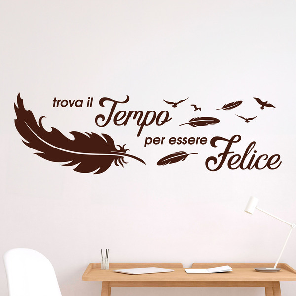 Wandtattoos: Trova il tempo per essere felice