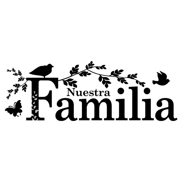 Wandtattoos: Nuestra familia