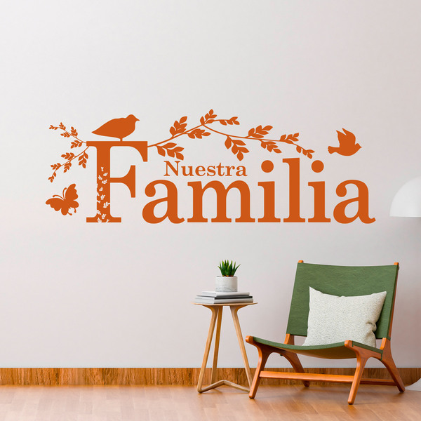 Wandtattoos: Nuestra familia