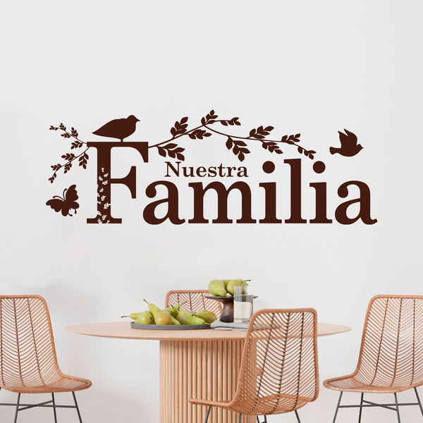 Wandtattoos: Nuestra familia