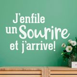 Wandtattoos: J`enfile un Sourire et j`arrive 2