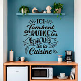Wandtattoos: Ici Tombent en Ruine les Merveilles de la Cuisine 21
