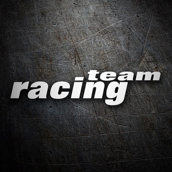 Aufkleber: Racing Team