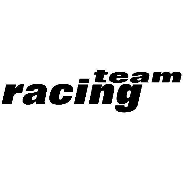 Aufkleber: Racing Team
