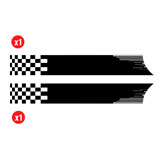 Aufkleber: Seiten Vinyl 2x Set Racing Flaggen 3