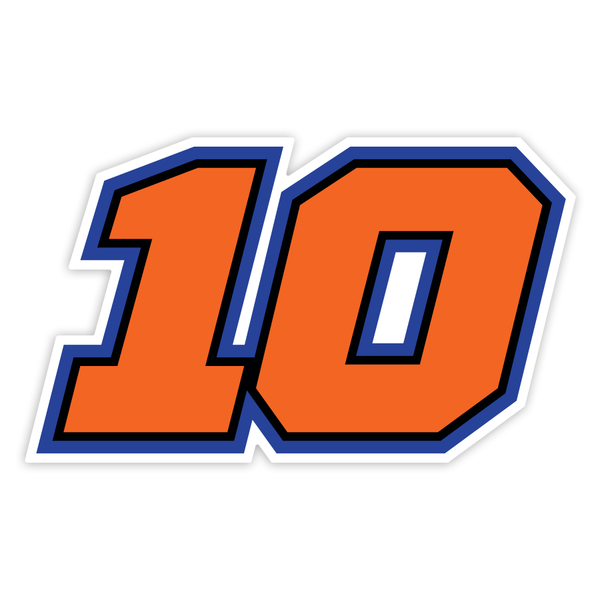 Aufkleber: Luca Marini Nummer 10 MotoGP