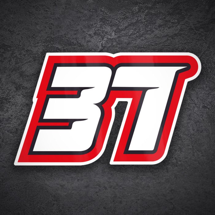 Aufkleber: Pedro Acosta Nummer 37 MotoGP