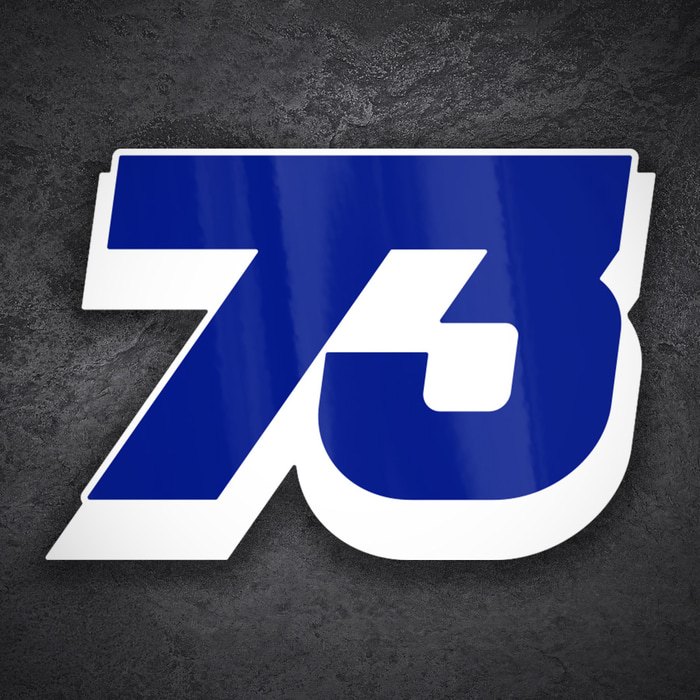 Aufkleber: Nummer 73 MotoGP Álex Márquez