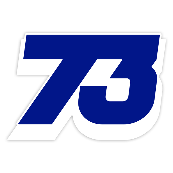 Aufkleber: Nummer 73 MotoGP Álex Márquez