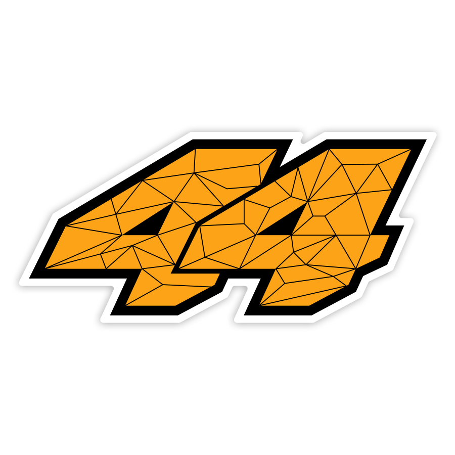 Aufkleber: Nummer 44 MotoGP Pol Espargaró