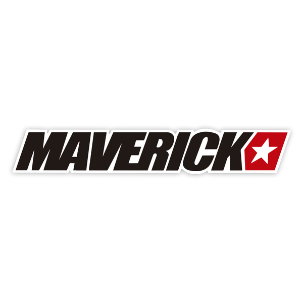 Aufkleber: Maverick mit Dynamischem Stern