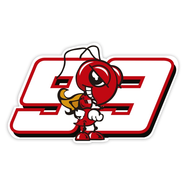 Aufkleber: Ameise 93 MotoGP Marc Márquez