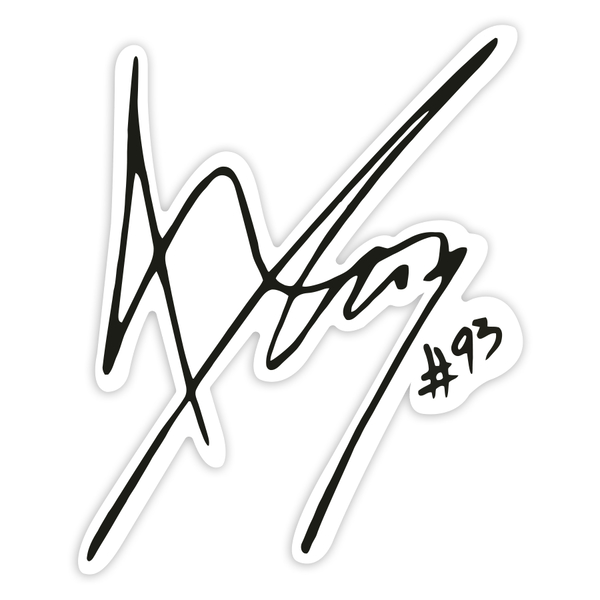 Aufkleber: Unterschrift MotoGP Marc Márquez 93