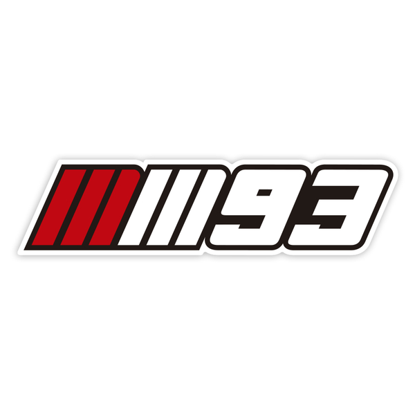 Aufkleber: MM93 Logo Marc Márquez