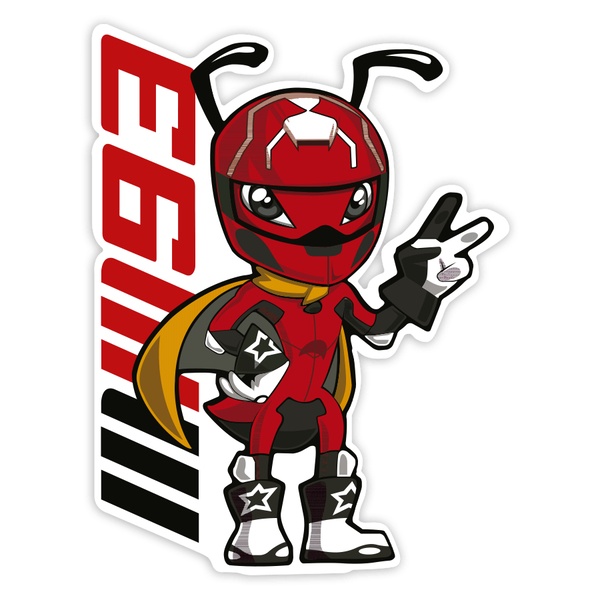 Aufkleber: Ameise MM93 Marc Márquez