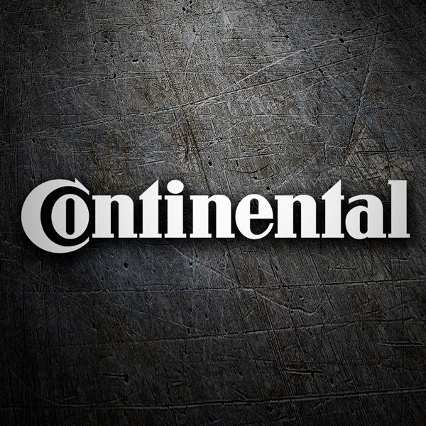 Aufkleber: Continental mit Kreisf&ouml;rmiger Schriftart