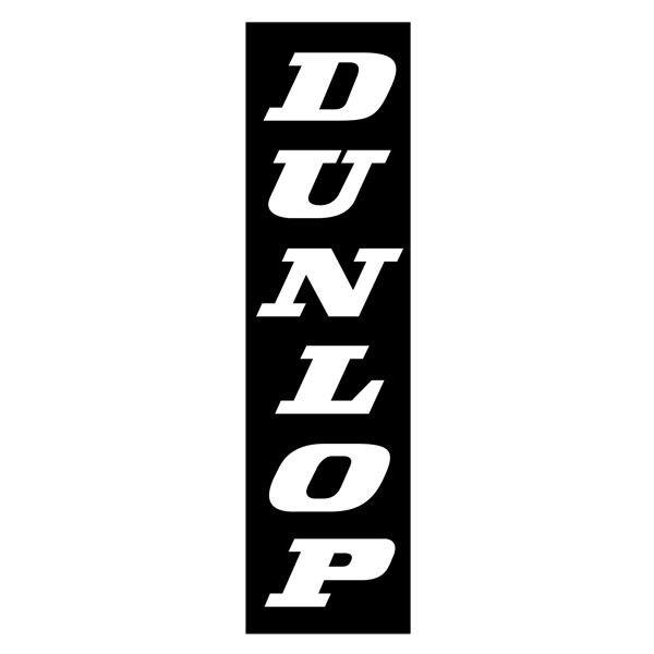 Aufkleber: Dunlop Negativen Vertikal