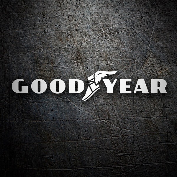 Aufkleber: Klassisches Good Year Logo mit Fl&uuml;gel