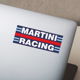Aufkleber: Martini Racing mit blauen und roten Streifen 5