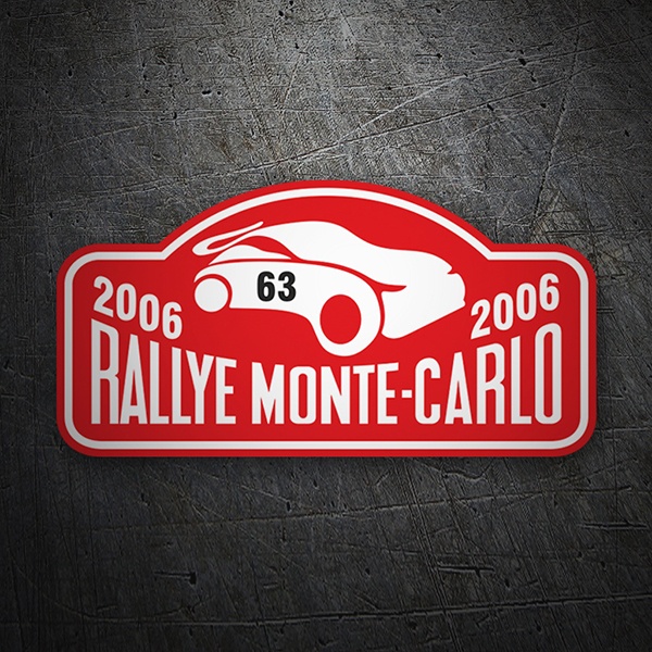 Aufkleber: Rallye Monte-Carlo 2006