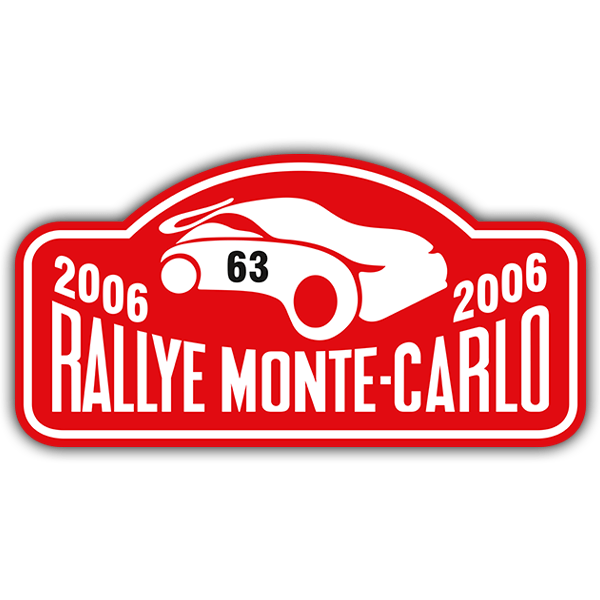 Aufkleber: Rallye Monte-Carlo 2006