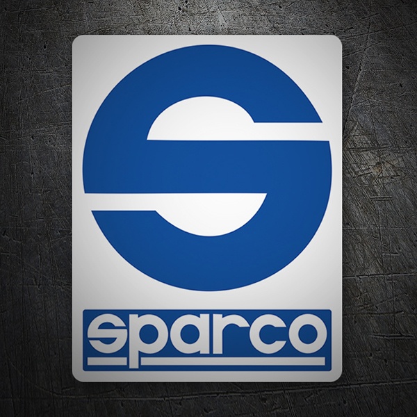 Aufkleber: Logo Sparco in stilisiertem Runddesign