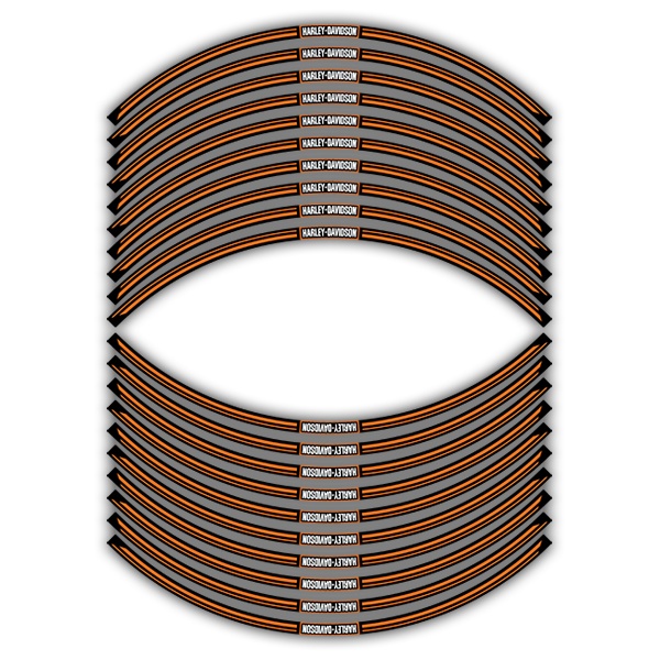 Felgenaufkleber Harley Davidson