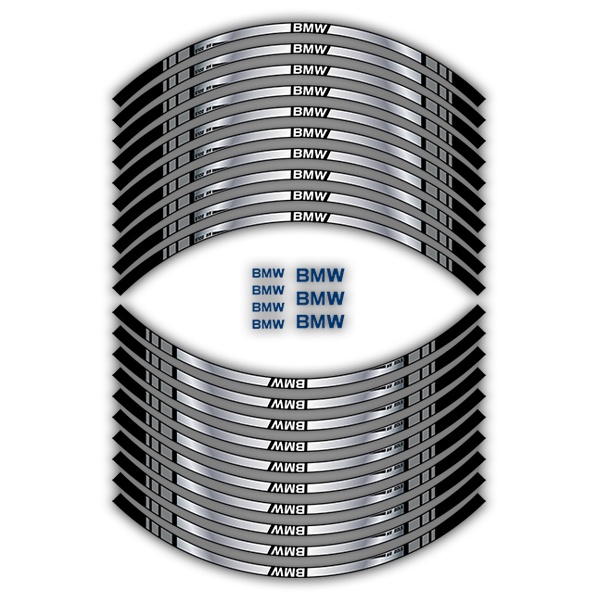 Aufkleber: Kit Felgenrandaufkleber BMW S1000RR