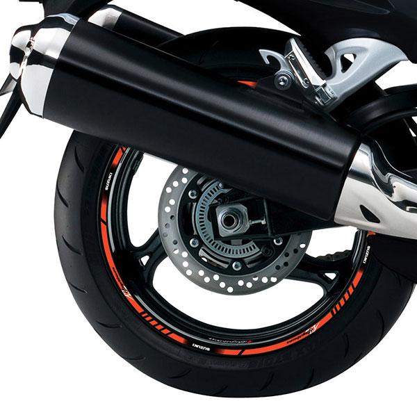 Aufkleber: Kit motorrad Felgenrandaufkleber Suzuki Hayabusa
