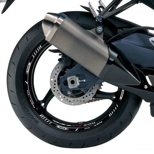 Aufkleber: Kit motorrad Felgenrandaufkleber Suzuki GSX 750