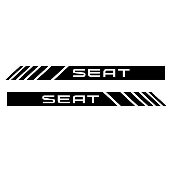 Set 2X Spiegel-Aufkleber Seat