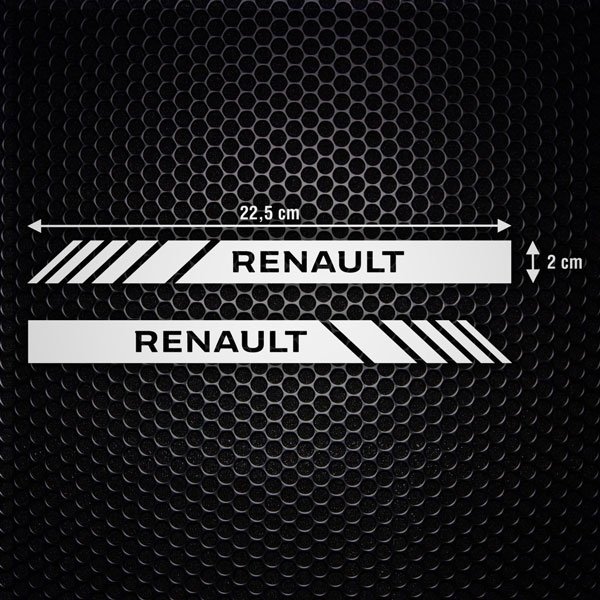 Set 2X Spiegel-Aufkleber Renault